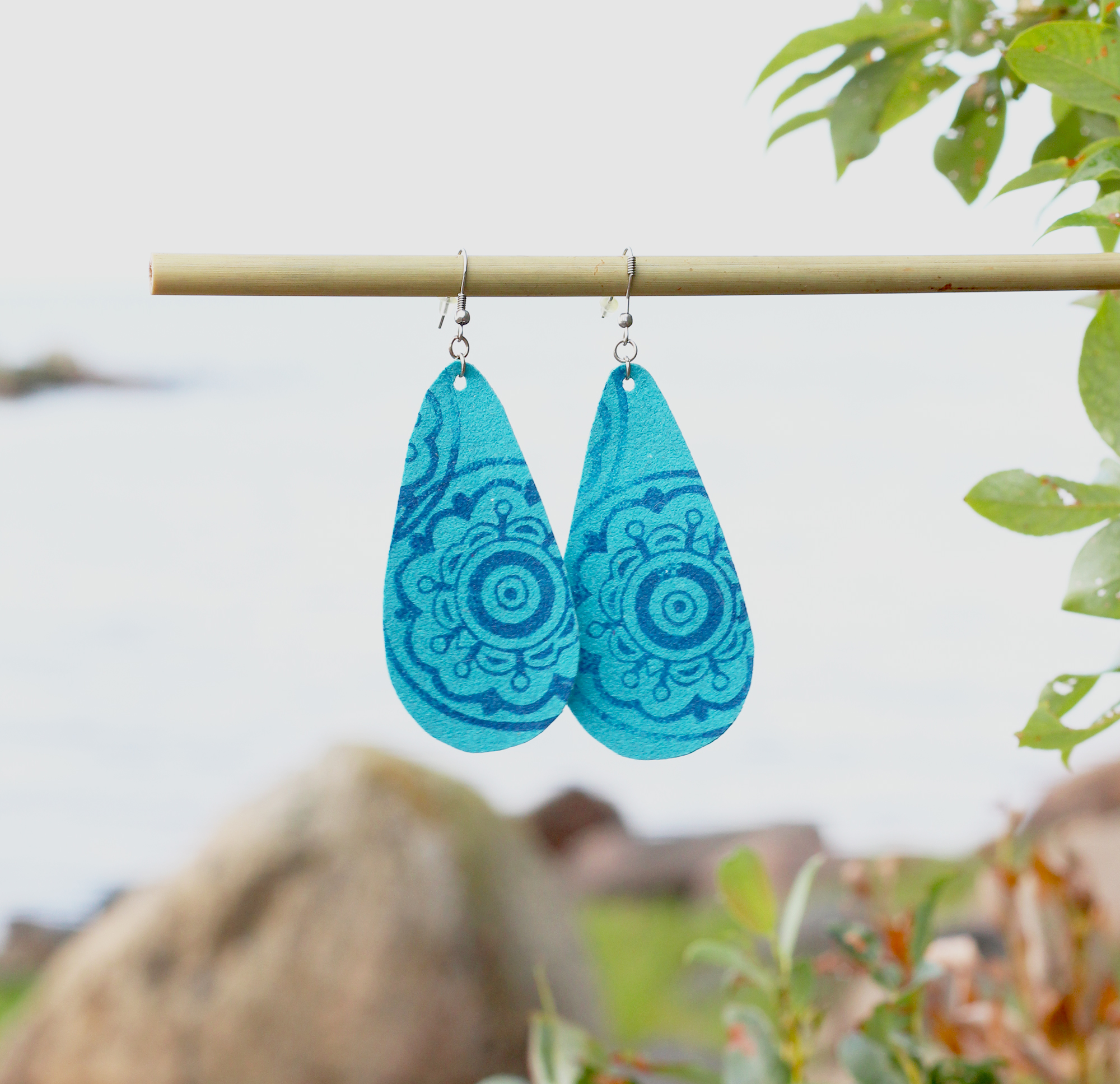 Lammikot -turkoosit korvakorut